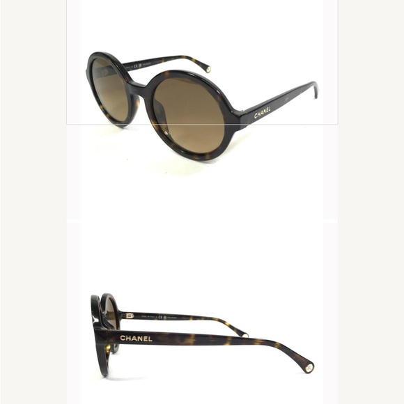 Beautiful Mint Chanel Sunglasses! Comes with case, box, booklet. Brown tortoise - Picture 3 of 10